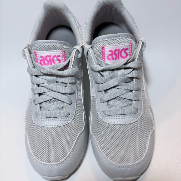 ASICS Women’s Size 8 Gray Pink Sneakers Excellent Condition - Picture 5 of 7